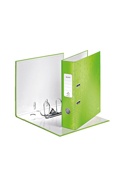 Leitz Biblioraft 180° WOW laminated cardboard A4 80 mm green