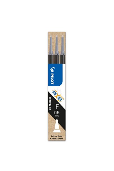 Pilot Rezervă roll-on Frixion Point 0.5 mm, set 3 bucăți, negru