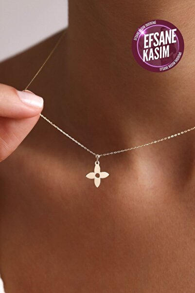 Gianfranco Altın Yonca Kolye