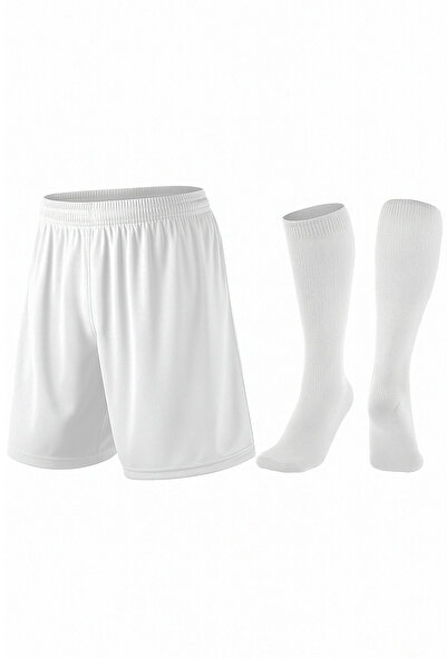 GAZELMANYA Futbol Şortu Ve Futbol Çorabı Seti Sporcu Şortu Ve Çorabı Şort Ve Çorap Futbol Şort Çorap Seti