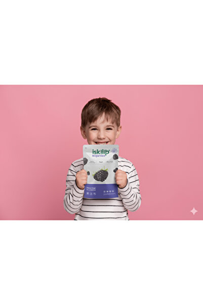 İSKİLİP Dondurularak Kurutulmuş Böğürtlen - Böğürtlen Kuru Meyve Cipsi - Frez...