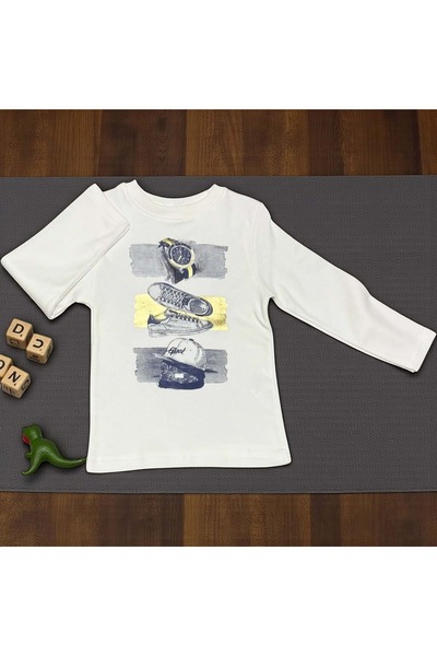 RYZE ÇOCUK Cep Zipper Detail Lined Coat Three-Piece Bottom Top Set Gray