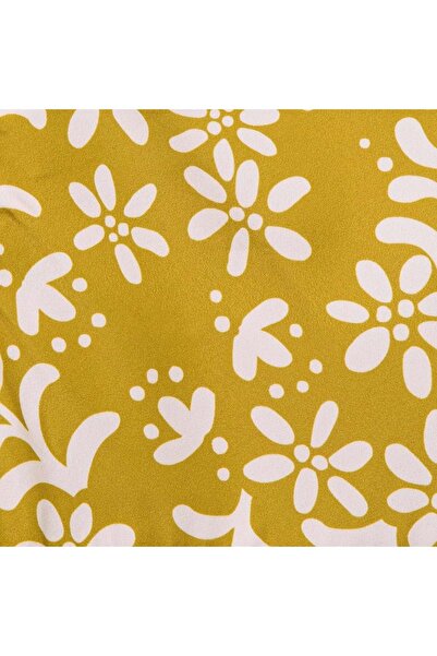 NECİXS BEBEE Flower Patterned Girl's Raincoat Green