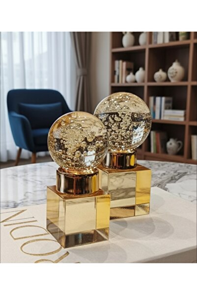 Home 2 li kristal kabarcıklı küre