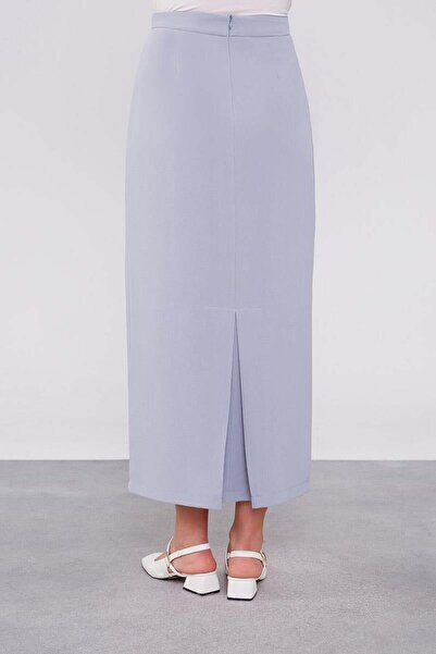 Levidor A. Сіра спідниця з кнопками