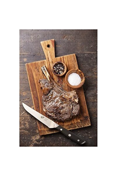 Orient Set of 4 knivesm German X50 Ultra + stainless steel, serrated blade, blade guard, black