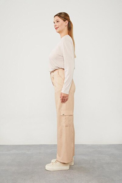 Levidor Powder Linen Cargo Pants