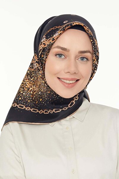 Levidor Μαύρο μαντήλι από καθαρό μετάξι