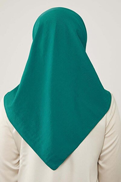 Levidor Σμαραγδένιο βαμβακερό τετράγωνο κασκόλ Cazz