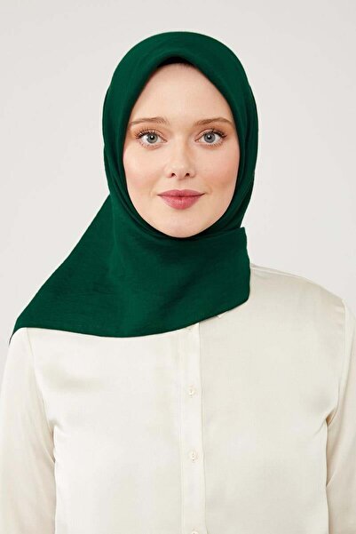 Levidor Σμαραγδένιο ίσιο πολυτελές βαμβακερό κασκόλ Cazz