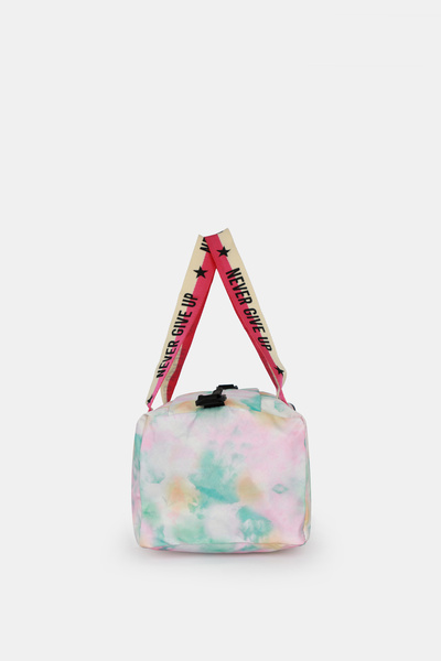 ICONE BAG Girl's Gradient Printed Sports Bag, Patterned Sports Bag, Children's Sports Bag with Zipper Detail