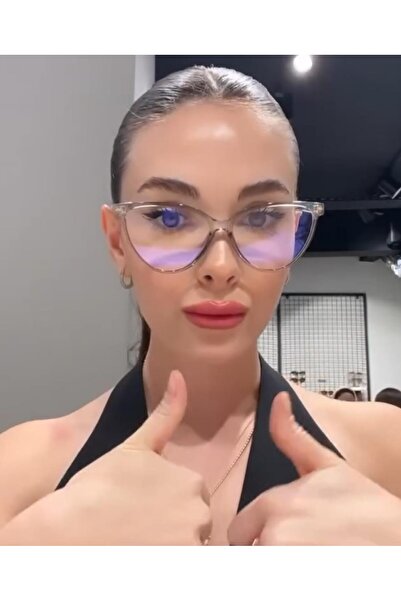 MONAL Toms Cateye Blue Light Filter Screen Glasses Can Change Optical Compati...