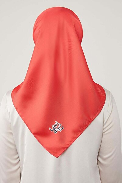 Levidor Red Solid Color Trend Twil Scarf