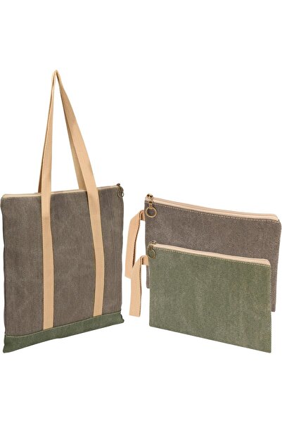 Belle Vous Set de 3 genți organizatoare, cu fermoar, diverse dimensiuni, pent...