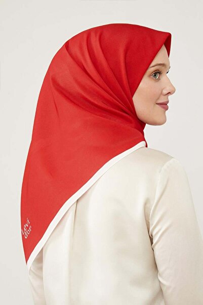 Levidor Red Piping Color Transitional Prague Scarf