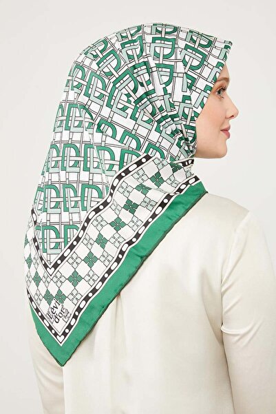 Levidor وشاح زمرد LVD مطبوع تريند تويل