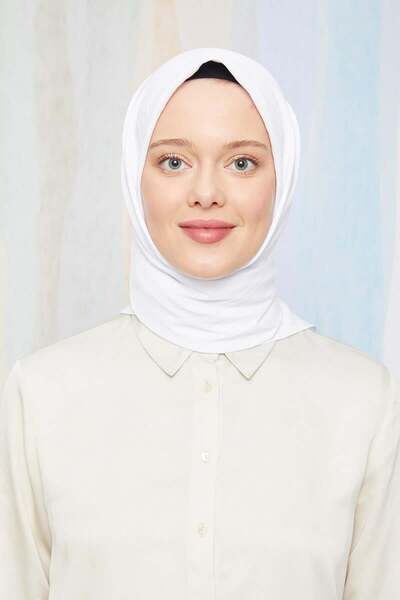 Levidor Τετράγωνο Φουλάρι - Λευκό Βαμβακερό Cazz