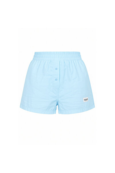 Jardin du Soleil شورت قطن 100% بخصر عالٍ