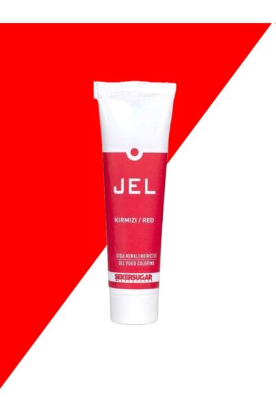 ŞEKER & SUGAR Kırmızı Jel Gıda Boyası 100 Gr.