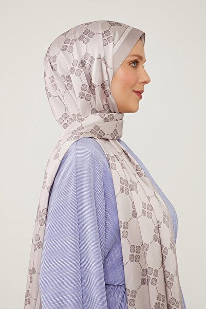 Levidor Geometric Mink Patterned Angel Shawl