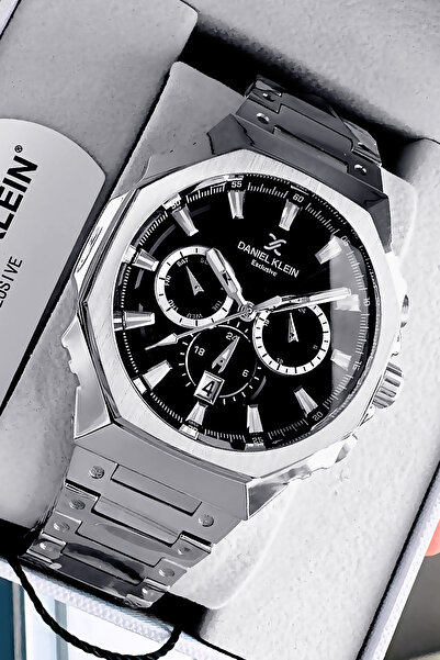 Daniel Klein Erkek Kol Saati 3 Atm Su Geçirmez Gümüş Renk Çelik Kordon Cbk450