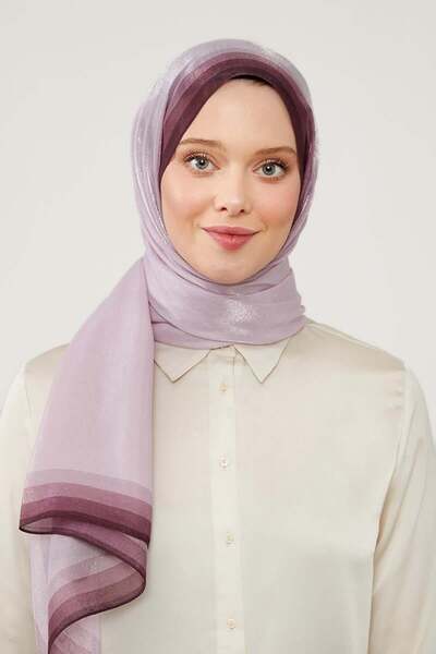 Levidor أرجواني اللون انتقالي شال العنبر