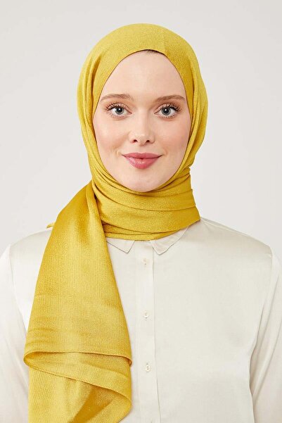 Levidor Yoryo Shawl - Mustard Cristal Design