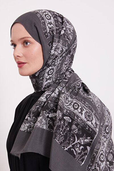 Levidor Smoked Motif Pattern Royal Shawl