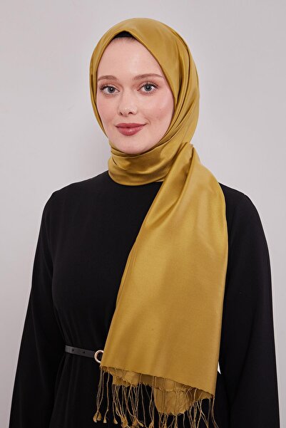 Levidor Khaki Silk Shawl