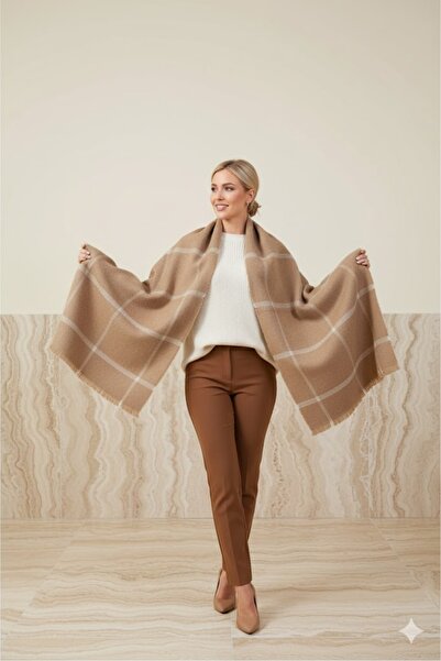 novon Λεπτομερές μακρύ κασκόλ με φούντα Soft Touch