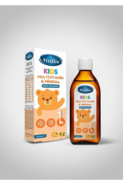 Vitamin Vitallin Kids Beta Glukan Multi Mineral 150 Ml Çocuk Şurubu