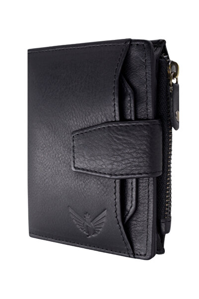 JİLDAAN JILDAAN™ Bi-Fold Genuine Handcrafted Leather Wallet For Men With RFID