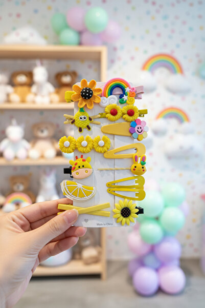 BATU GİYİM Kız Bebek Ve Kız Çocuk Figürlü Toka Seti