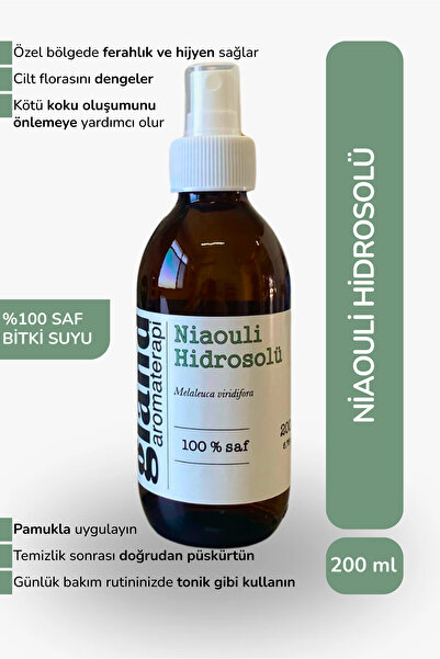 GLAND Aromaterapi Genital & Koku Önleyici %100 Saf Niaoli (Niaouli) Suyu Bakı...