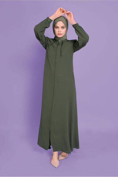 Alvina موديل 10356 - تفاصيل شريطية وسحاب