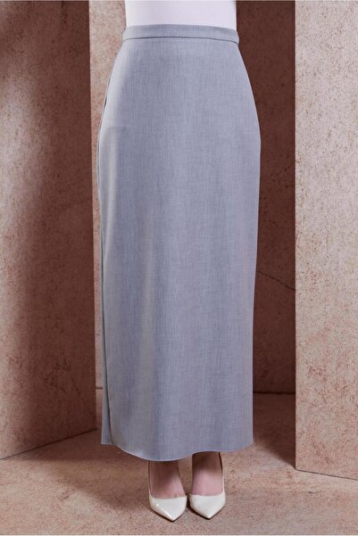 Alvina 60550 Model Hidden Slit Skirt