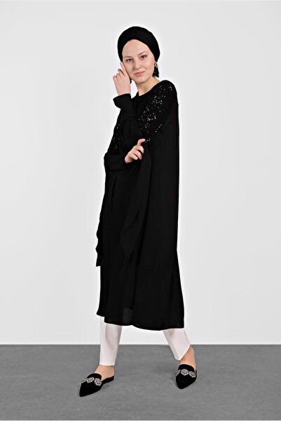 Alvina Pul Payet Asymetric Cut Chiffon Tunic 4254