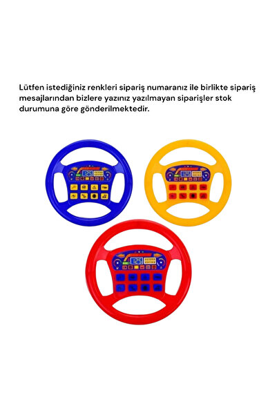 CharmPlay Müzikli ve Sesli Eğitici Direksiyon–Araba Sürme Simülasyonu–Erkek ve Kız Çocuk için Oyuncak