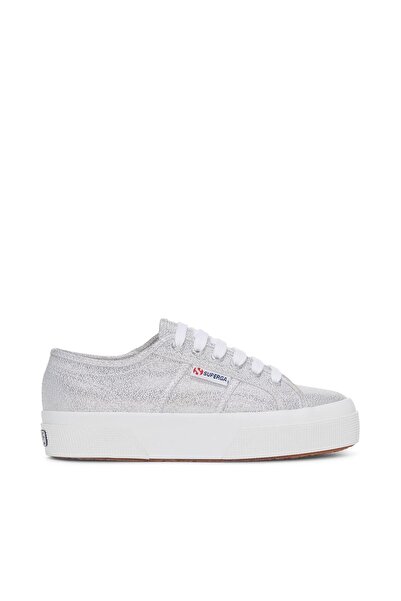 Superga 2740 Platform Lame Dámské stříbrné šedé tenisky