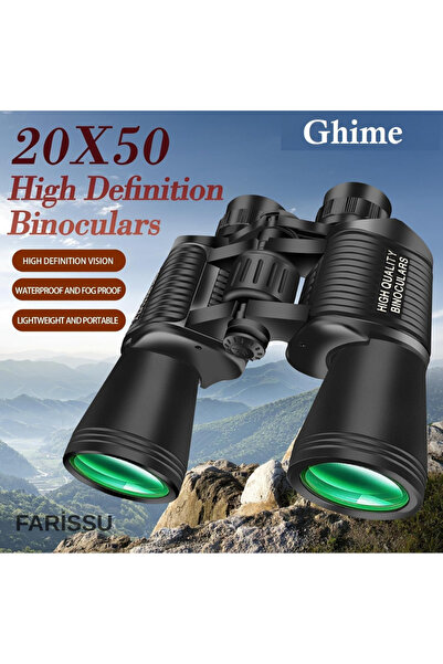 farissu KL65 20x50 HD Dürbün | Geniş Görüş Açısı, Yüksek Büyütme Kapasitesi F...