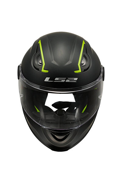 LS2 KID MAT SİYAH ÇOCUK KASK