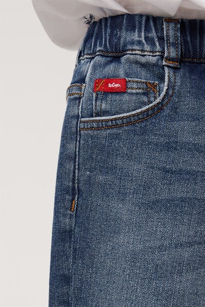 Lee Cooper Ballon Normal Waist Άνετο κοψίματο με φαρδύ πόδι Μπλε τζιν παντελό...
