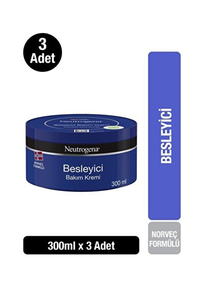 Neutrogena Norveç Formülü Besleyici Bakım Kremi 300 Ml X 3 Adet