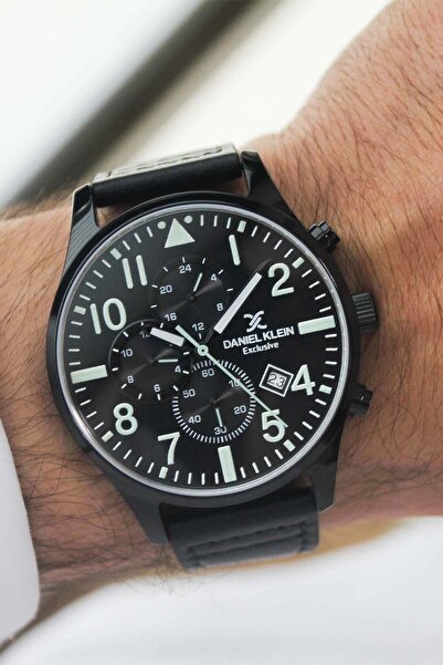 Daniel Klein DK250657 Deri Kordonlu Erkek Kol Saati