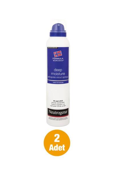 Neutrogena Deep Moisture Ekspress Vücut Spreyi 200 ml x2