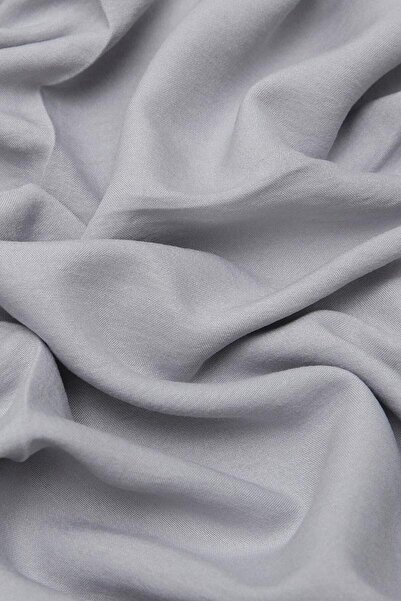 FİVESCARF Ανοιχτό γκρι βαμβακερό σάλι Cazz