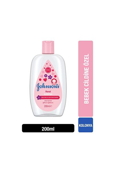 Johnson's Aktif Bebek Boya İçermeyen Floral Bebek Kolonyasi 200 ml