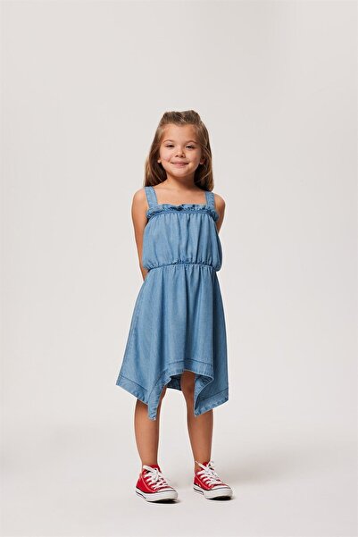 Lee Cooper Elsa Girl's Jean Dress Denim