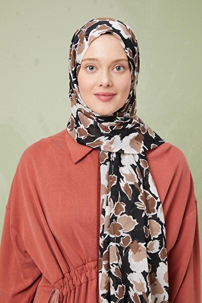 Levidor Mink Patterned Cotton Shawl
