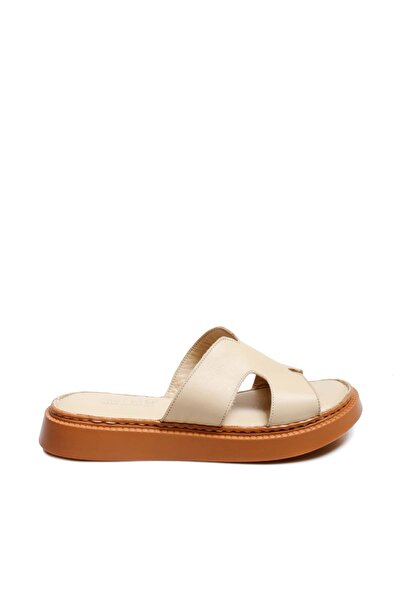 FAST STEP Genuine Leather Women's Flat Slippers 621Za858